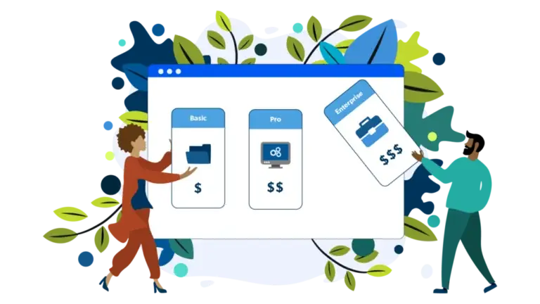 package differences image between basic, pro and enterprise