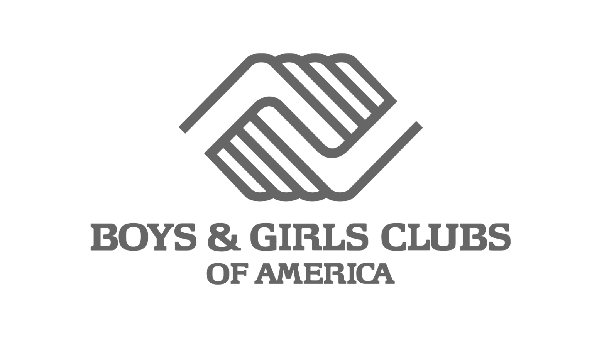 Boys and Girls Clubs of America logo with text in gray