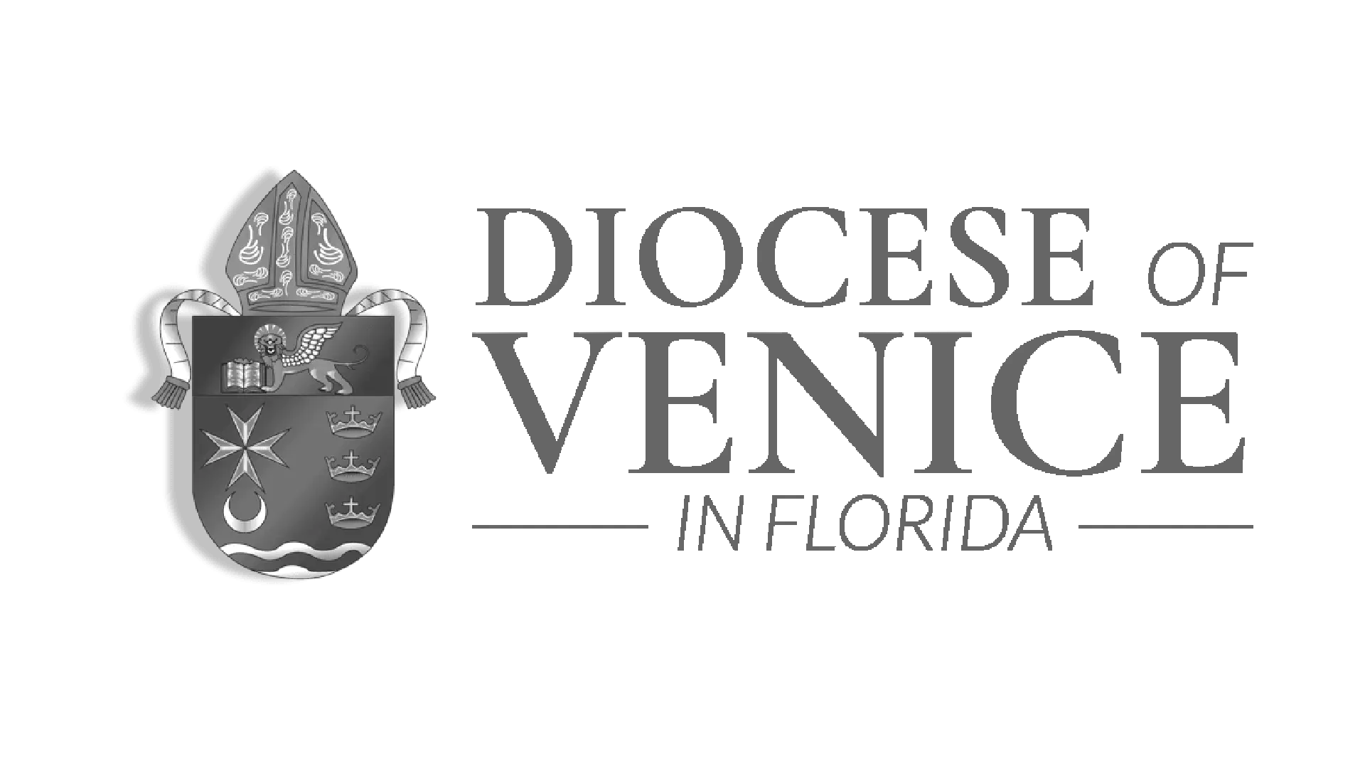 Diocese of Venice in Florida text with crest