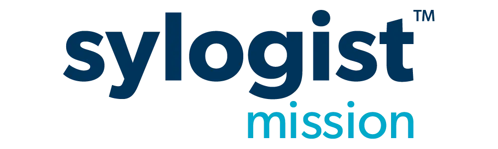 SylogistMission logo in dark and light blue