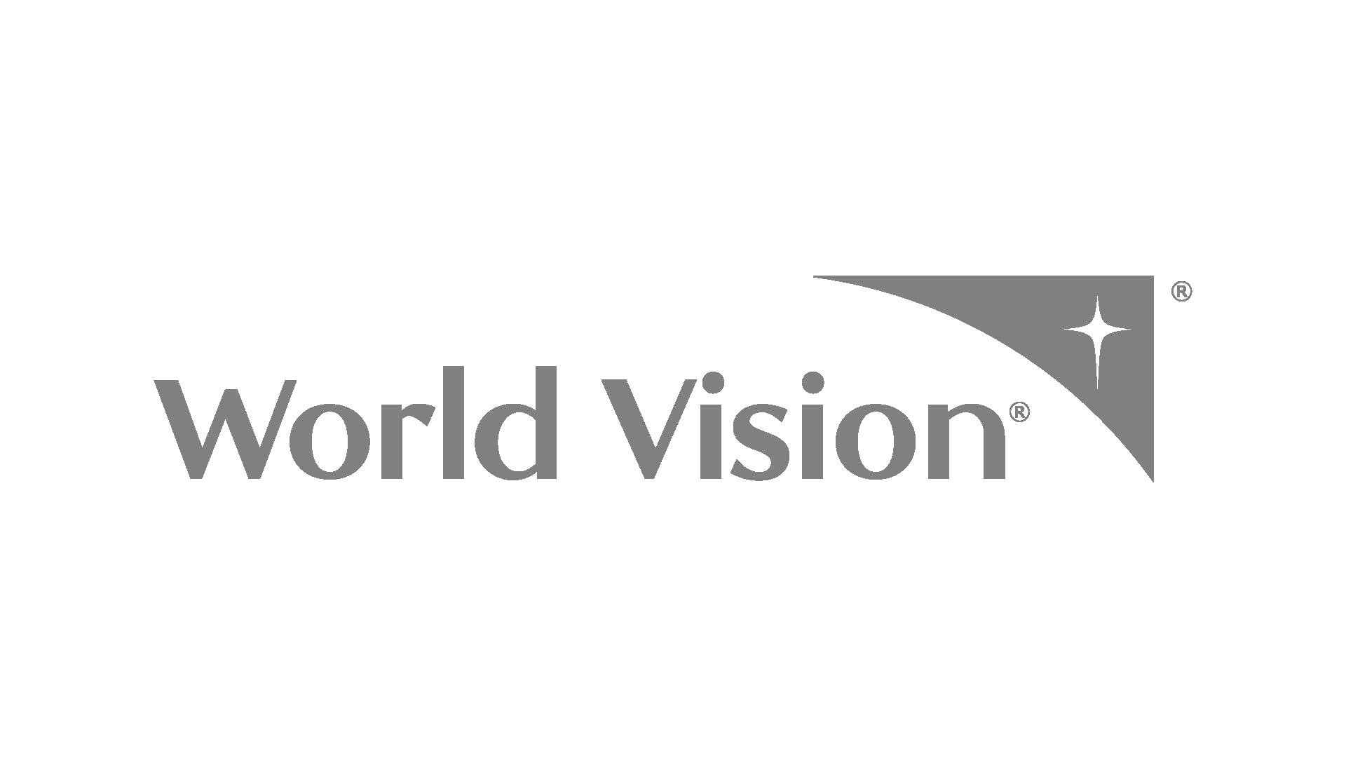 World Vision logo in gray