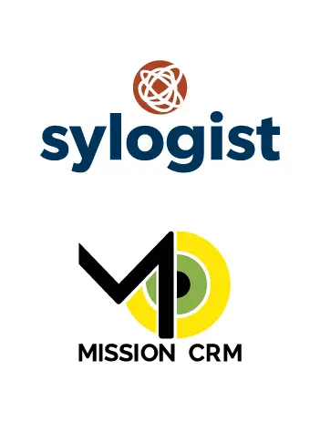 Image of the Sylogist logo above MISSION CRM logo