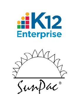 K12 Enterprise logo over SunPac logo