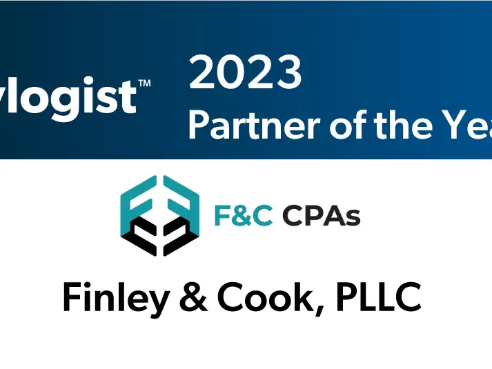 2023 partner of the year graphic with logo