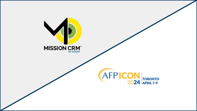 AFP Icon and Sylogist MISSION CRM blog graphic