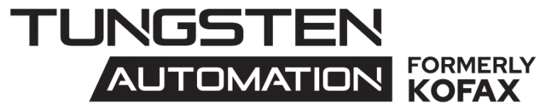 tungsten automation formerly kofax logo