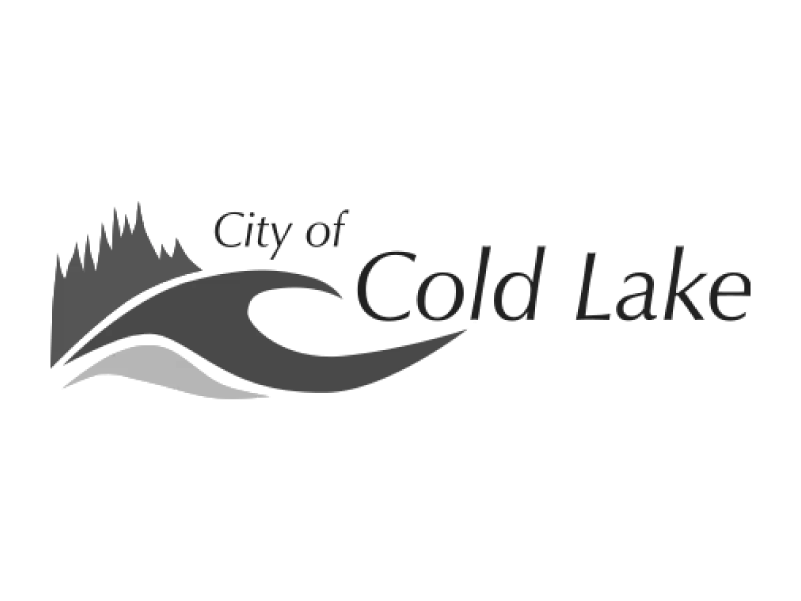 City of Cold Lake logo grayscale