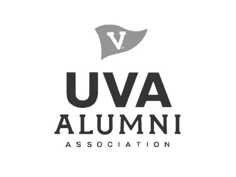 UVA Alumni Association logo grayscale