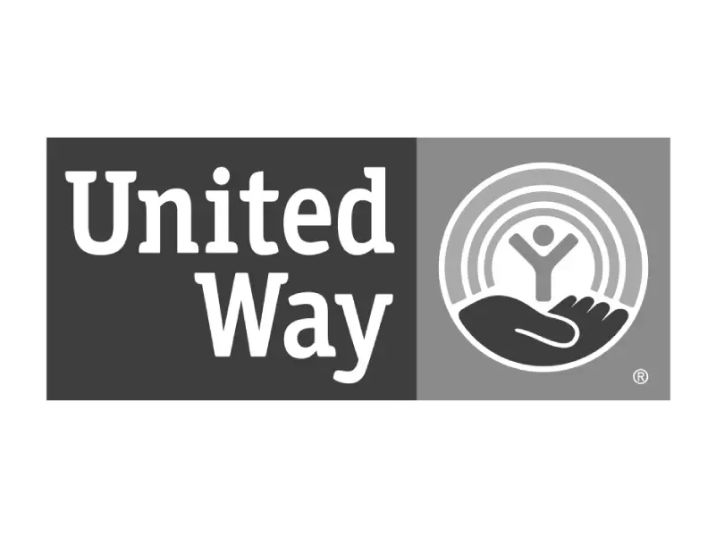 United Way logo grayscale